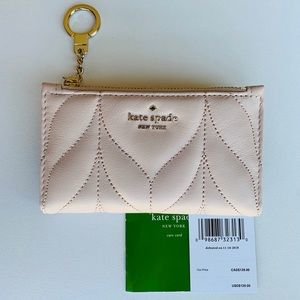 Kate Spade quilted leather mini wallet